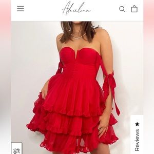 Adeirlina red dress BNWT